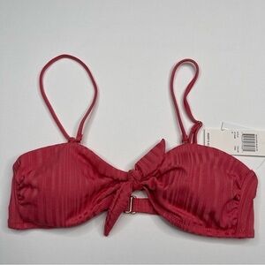 Raisins Bikini Top Swimsuit Vacation Resort Pool Summer Beach Blush Pink New